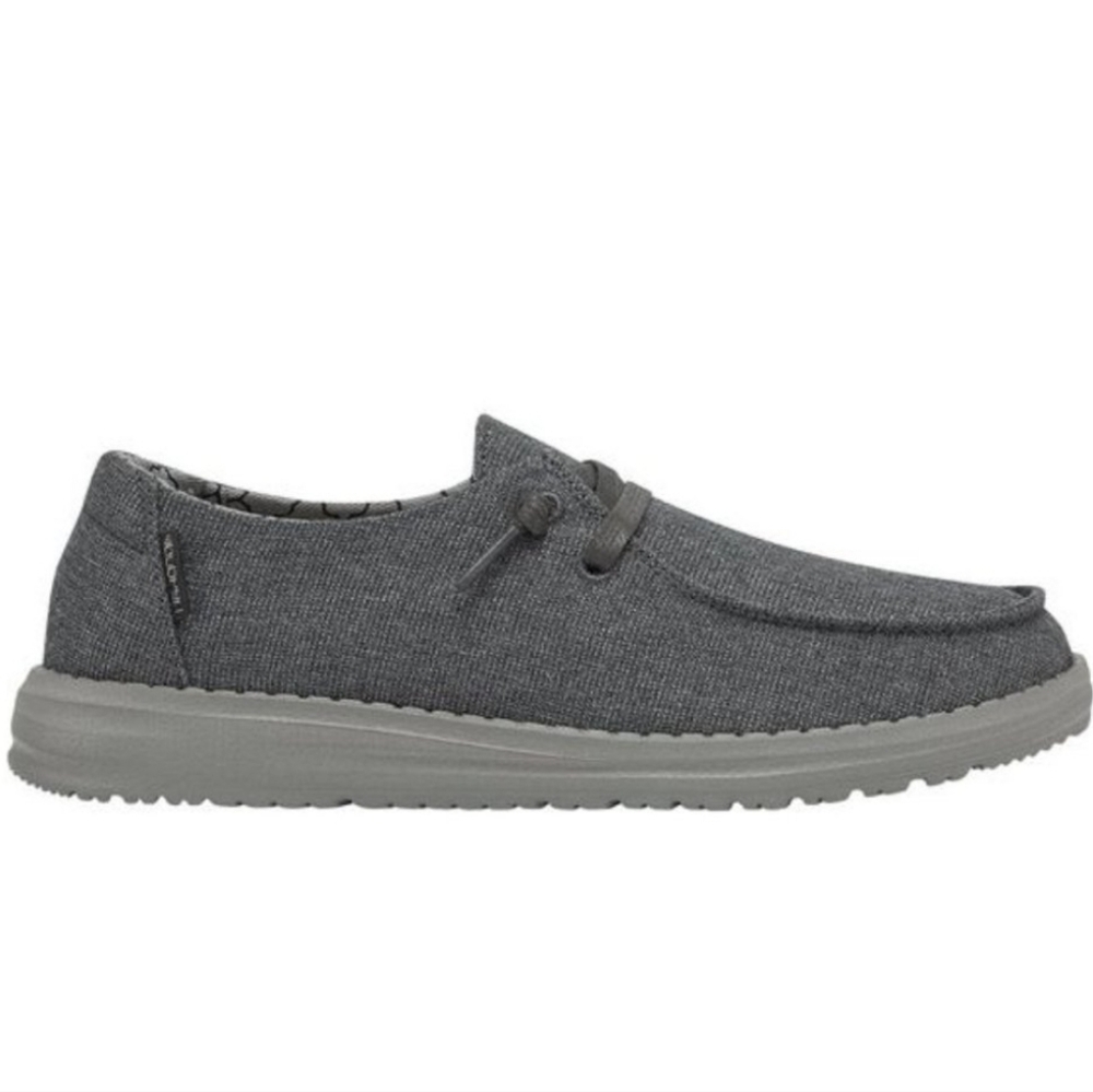 Hey Dude Wendy Sparkling Gallant Slip On Shoes Size 6 Bling 21413411 Gray Grey